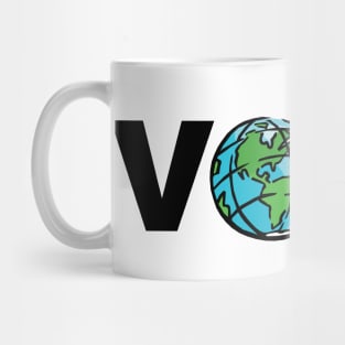 VOTE For The Climate Turn Out Blue Democratic Independent Voters for the Earth Mug